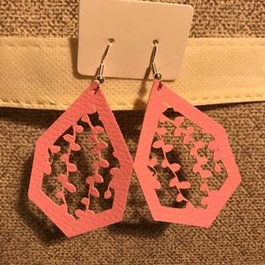 Leather earrings